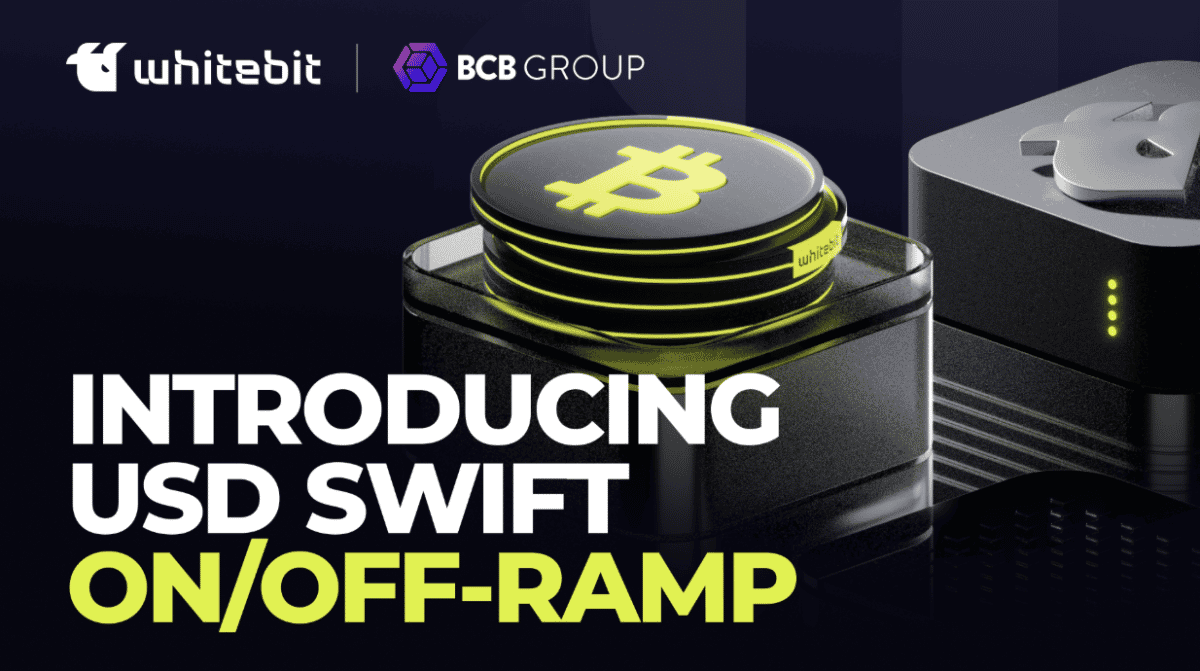 WhiteBIT Expands Fiat Access with USD SWIFT On/Off-Ramp 